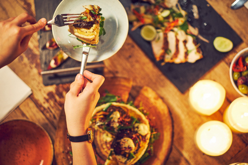 private chef cooking dinner