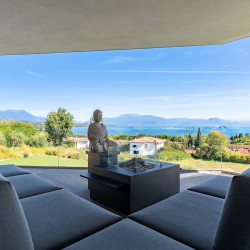 View of Lake Garda from Villa Belvedere terrace