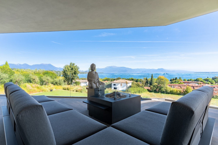 View of Lake Garda from Villa Belvedere terrace