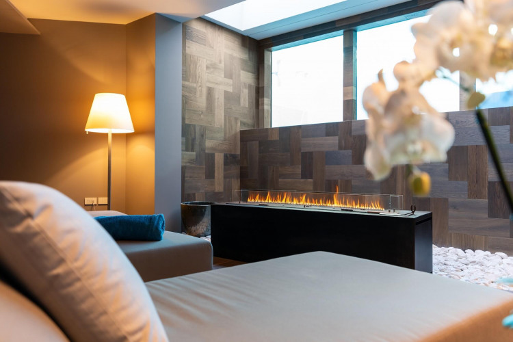 Wellness area at Villa Belvedere with sauna or spa features