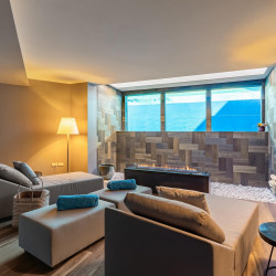 Wellness area at Villa Belvedere with sauna or spa features