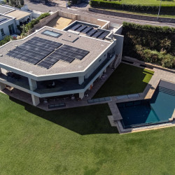 View of Villa Belvedere from above