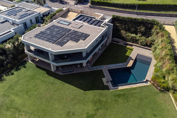 View of Villa Belvedere from above
