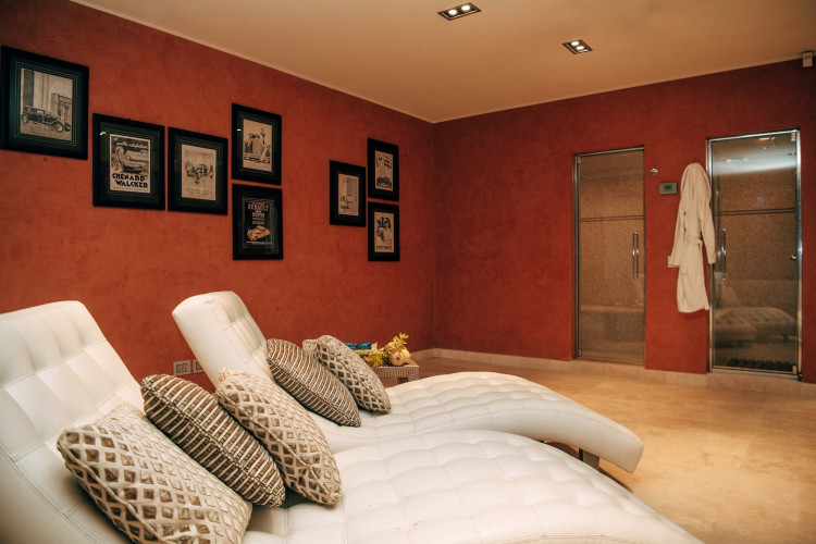 Wellness spa facilities at Villa Preone, Salò, Lake Garda