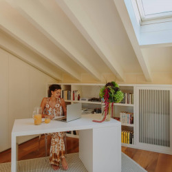 Private study room at Villa Preone, Salò, ideal for remote work or reading